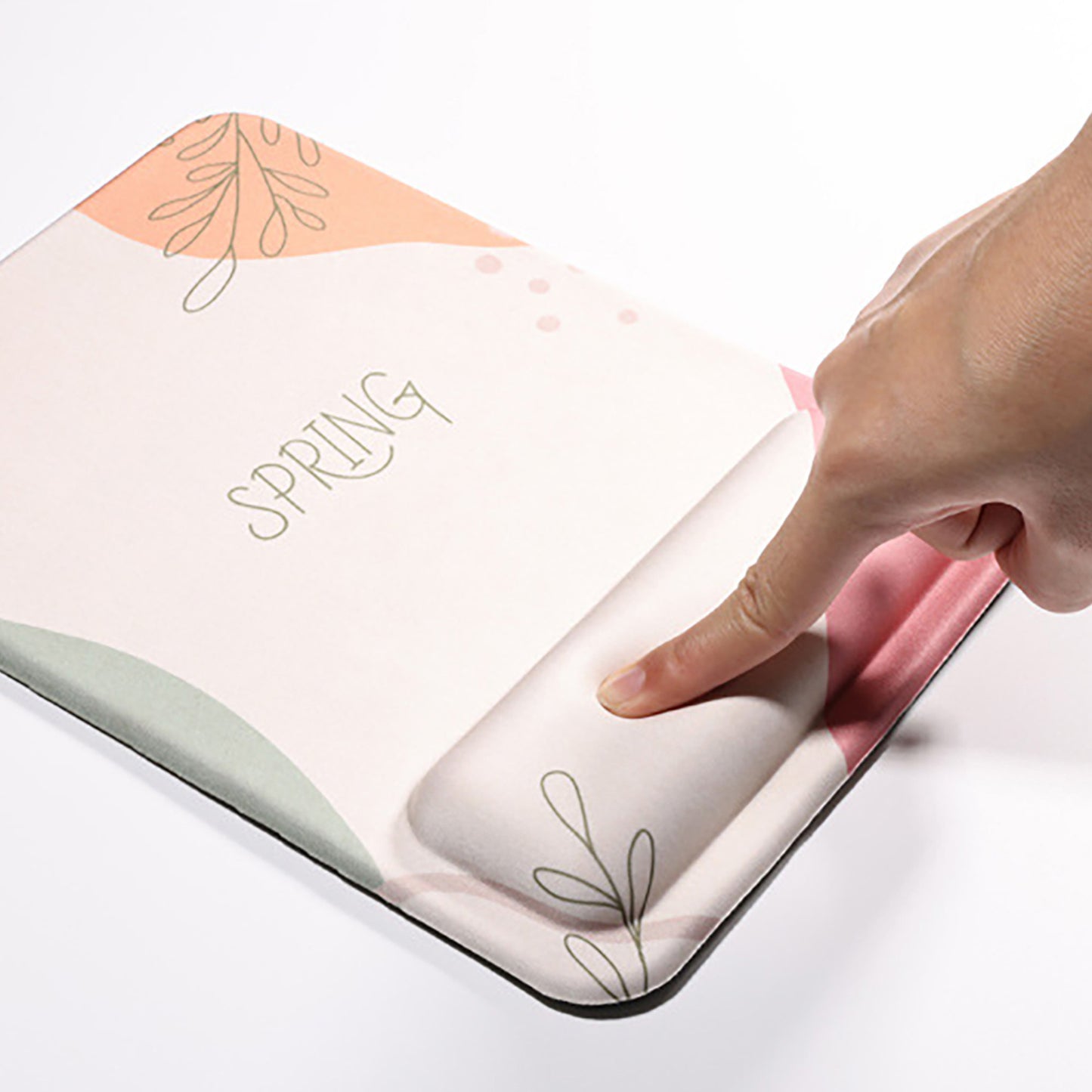 Ergonomic Mouse Pad with Memory Foam Wrist Support and Non Slip Base