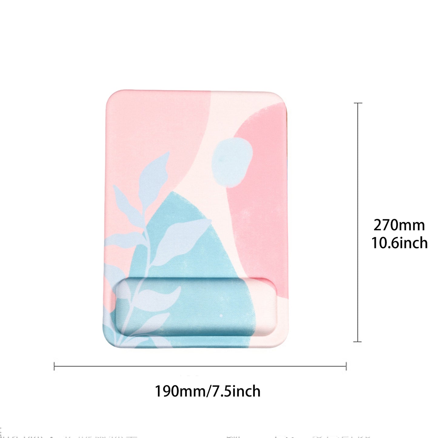Ergonomic Mouse Pad with Memory Foam Wrist Support and Non Slip Base