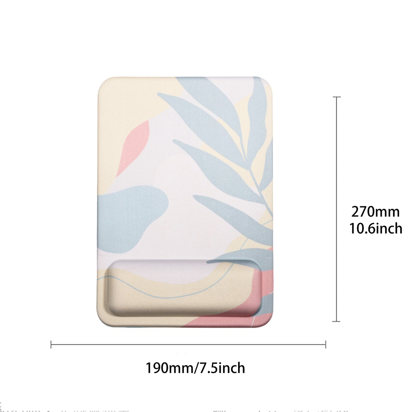 Ergonomic Mouse Pad with Memory Foam Wrist Support and Non Slip Base