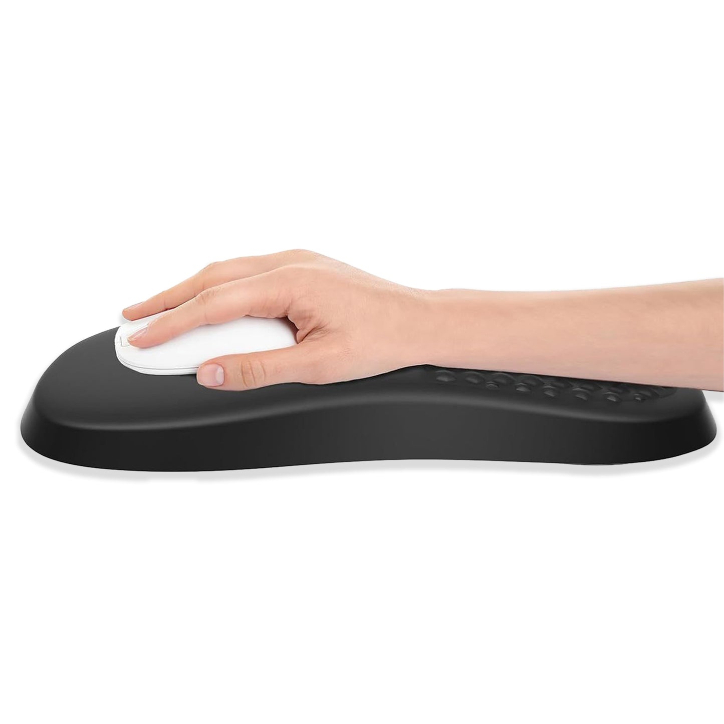 Ergonomic Thickened Mouse Pad with Wrist Support and Anti Slip Base