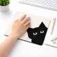 Cute Cat Graphic Non Slip Mouse Pad for Desk and Office Use