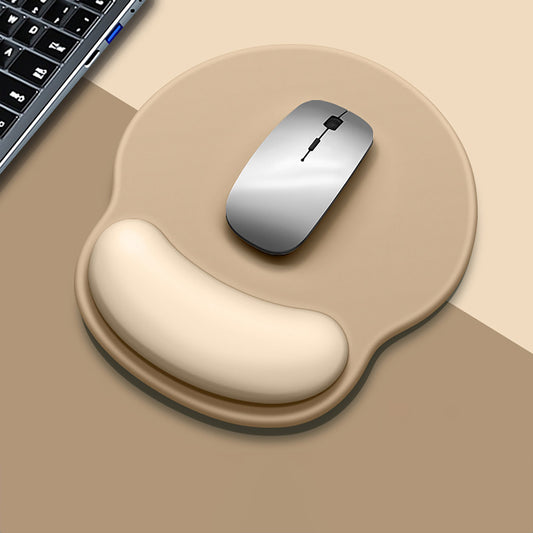 Solid Minimalism Wrist Support Mouse Pad