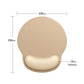 Solid Minimalism Wrist Support Mouse Pad