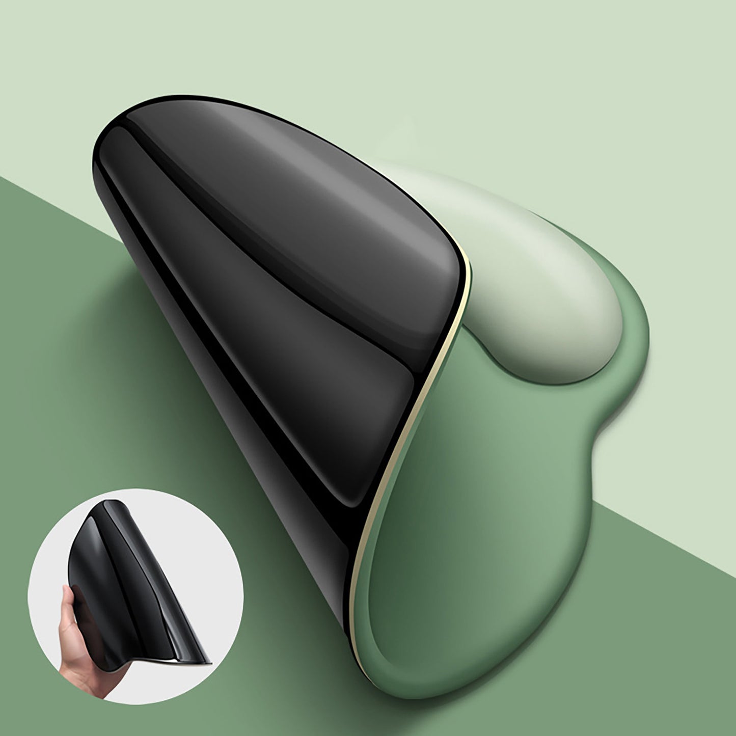 Solid Minimalism Wrist Support Mouse Pad