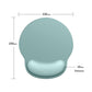 Solid Minimalism Wrist Support Mouse Pad