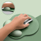 Solid Minimalism Wrist Support Mouse Pad