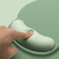 Solid Minimalism Wrist Support Mouse Pad