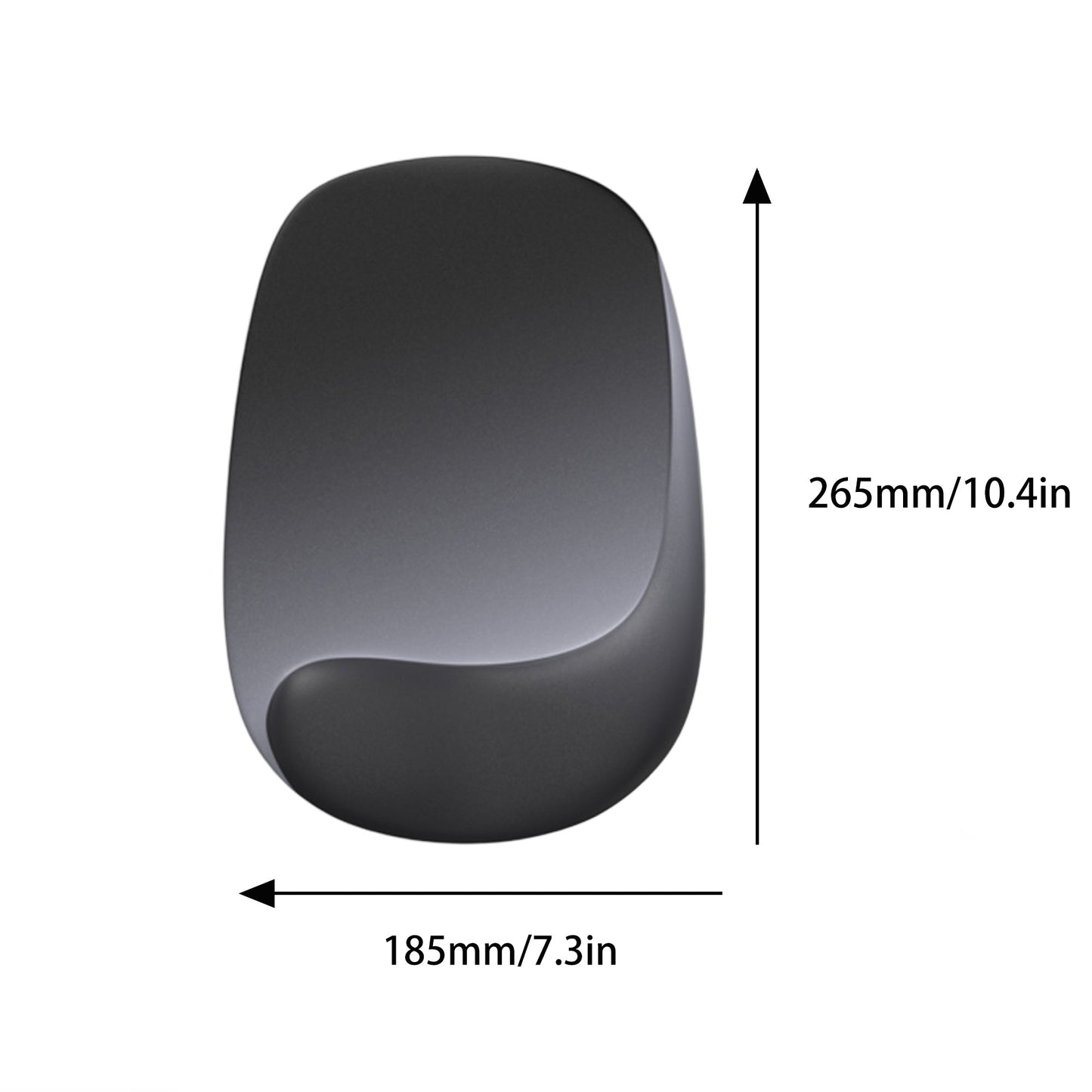 Gradient Color Ergonomic Memory Foam Mouse Pad With Wrist Support