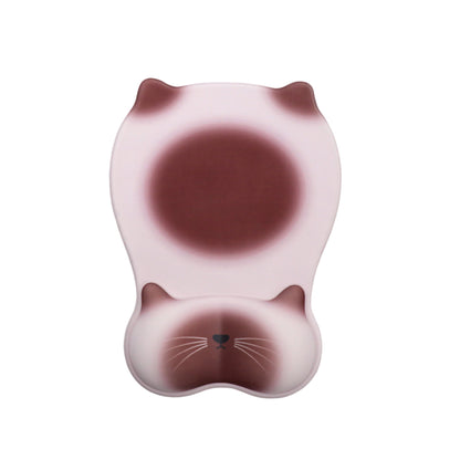 Cute Cat Mouse Pad With Soft Wrist Support And Non Slip Base