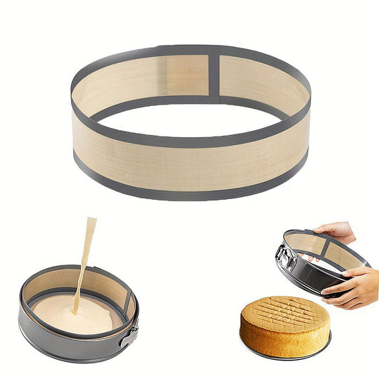 Reusable Cake Pan Liner Ring with Nonstick Mesh Design