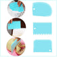 34-Piece Reusable Piping Bag and Decorating Tip Set with Scrapers and Cleaning Brush