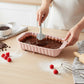 2-Piece Pumpkin and Leaf Silicone Loaf Cake Mold Set Nonstick Fall Baking Pan