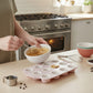 2-Piece Silicone Muffin Pan with 12 Round Cups Flexible Nonstick Bakeware