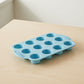 2-Piece Silicone Muffin Pan with 12 Round Cups Flexible Nonstick Bakeware