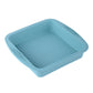 2-Piece Silicone Square Baking Pan with Textured Base and Easy Grip Handles
