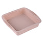2-Piece Silicone Square Baking Pan with Textured Base and Easy Grip Handles