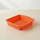 2-Piece Silicone Square Baking Pan with Textured Base and Easy Grip Handles
