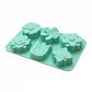 3-Piece Flower Silicone Baking Mold Set Floral Cake Chocolate Candy Soap Mold