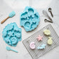 3-Piece Ocean Theme Silicone Baking Mold Set Sea Life Cake Chocolate Candy Soap Mold