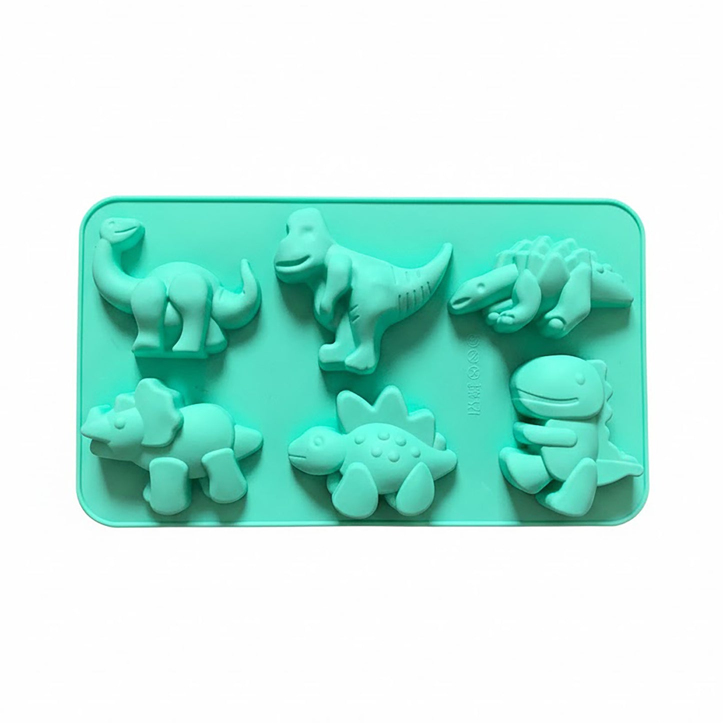 3-Piece Dinosaur Silicone Baking Mold Set Mini Dino Cake Chocolate Candy Soap Mold