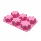 3-Piece Snowflake Silicone Baking Mold Set Winter Shape Cake Chocolate Candy Soap Mold