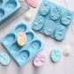 3-Piece Bee and Honeycomb Silicone Baking Mold Set Oval Cake Chocolate Candy Soap Mold