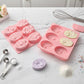 3-Piece Bee and Honeycomb Silicone Baking Mold Set Oval Cake Chocolate Candy Soap Mold