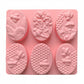 3-Piece Bee and Honeycomb Silicone Baking Mold Set Oval Cake Chocolate Candy Soap Mold