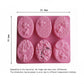 3-Piece Bee and Honeycomb Silicone Baking Mold Set Oval Cake Chocolate Candy Soap Mold