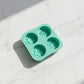 3-Piece Floral Silicone Baking Mold Set Round Flower Cake Soap Candy Chocolate Mold