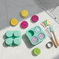 3-Piece Floral Silicone Baking Mold Set Round Flower Cake Soap Candy Chocolate Mold