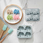 2-Piece Elephant Silicone Baking Mold Reusable Nonstick Cake Chocolate Mold