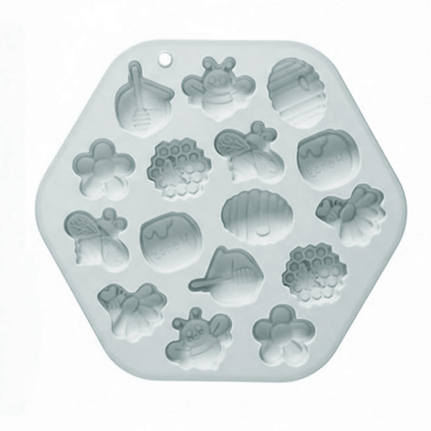 2-Piece Honey Bee Silicone Baking Mold Set Nonstick Flexible Chocolate Candy Dessert Mold
