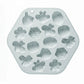 2-Piece Honey Bee Silicone Baking Mold Set Nonstick Flexible Chocolate Candy Dessert Mold