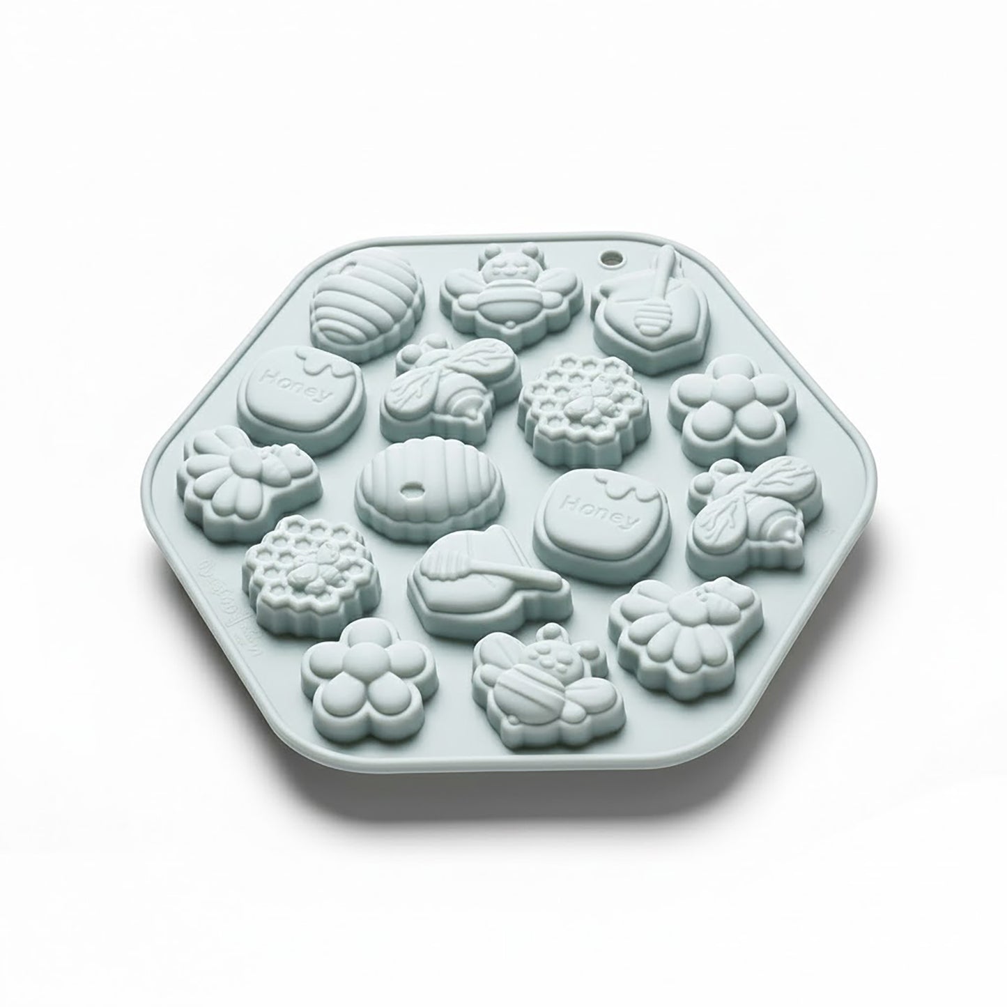 2-Piece Honey Bee Silicone Baking Mold Set Nonstick Flexible Chocolate Candy Dessert Mold