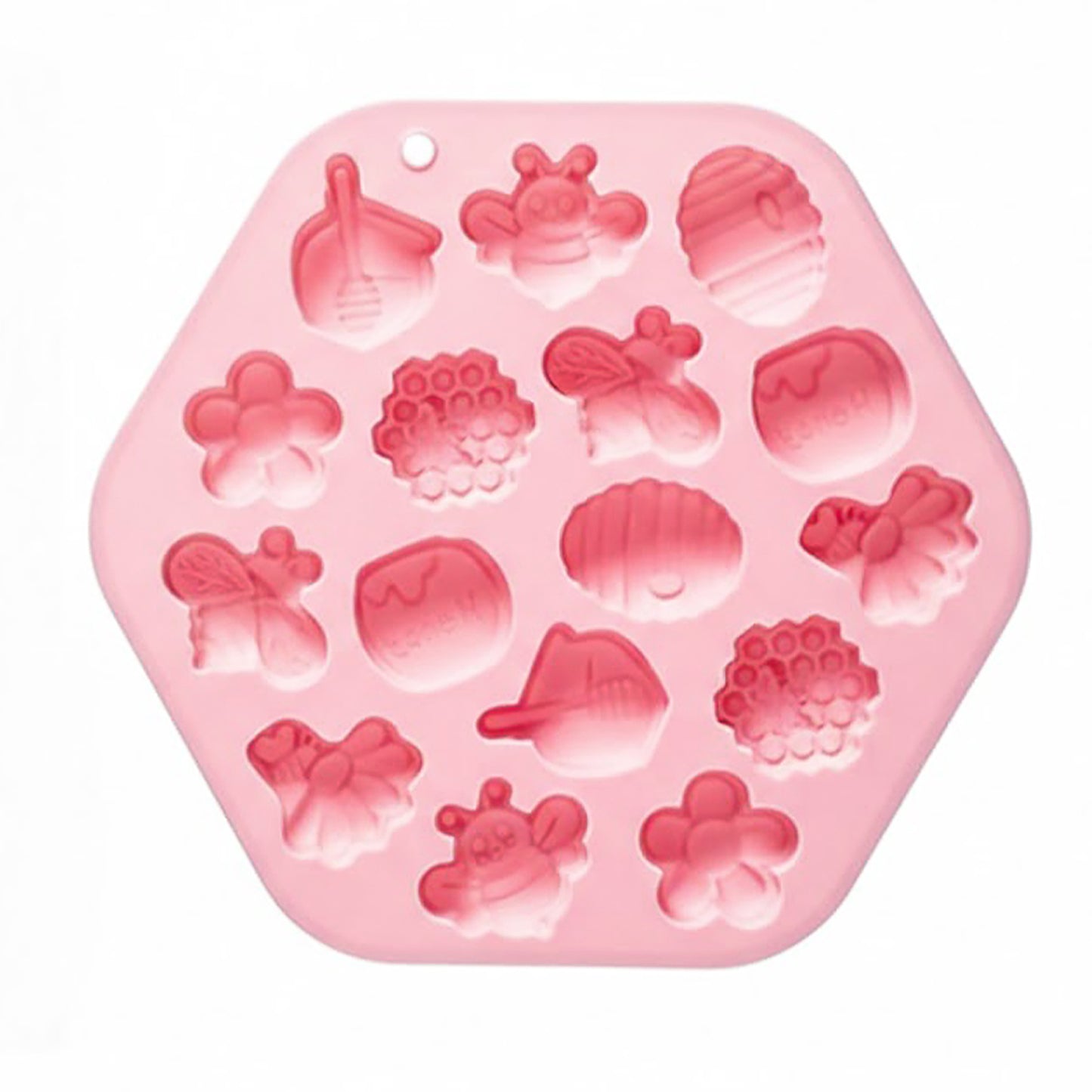 2-Piece Honey Bee Silicone Baking Mold Set Nonstick Flexible Chocolate Candy Dessert Mold