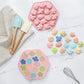 2-Piece Honey Bee Silicone Baking Mold Set Nonstick Flexible Chocolate Candy Dessert Mold