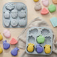 2-Piece Fruit Shape Silicone Baking Mold Set Nonstick Flexible Chocolate Candy Dessert Mold
