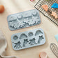 2-Piece Rainbow and Unicorn Silicone Baking Mold Set Nonstick Flexible Candy Dessert Mold
