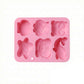 3-Piece Animal and Ocean Silicone Baking Mold Set Nonstick Flexible Chocolate Candy Mold