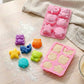 3-Piece Animal and Ocean Silicone Baking Mold Set Nonstick Flexible Chocolate Candy Mold