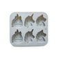 2-Piece Unicorn Silicone Baking Mold Set Nonstick Flexible Chocolate Candy Dessert Mold