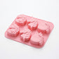 2-Piece Unicorn Silicone Baking Mold Set Nonstick Flexible Chocolate Candy Dessert Mold