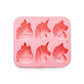 2-Piece Unicorn Silicone Baking Mold Set Nonstick Flexible Chocolate Candy Dessert Mold