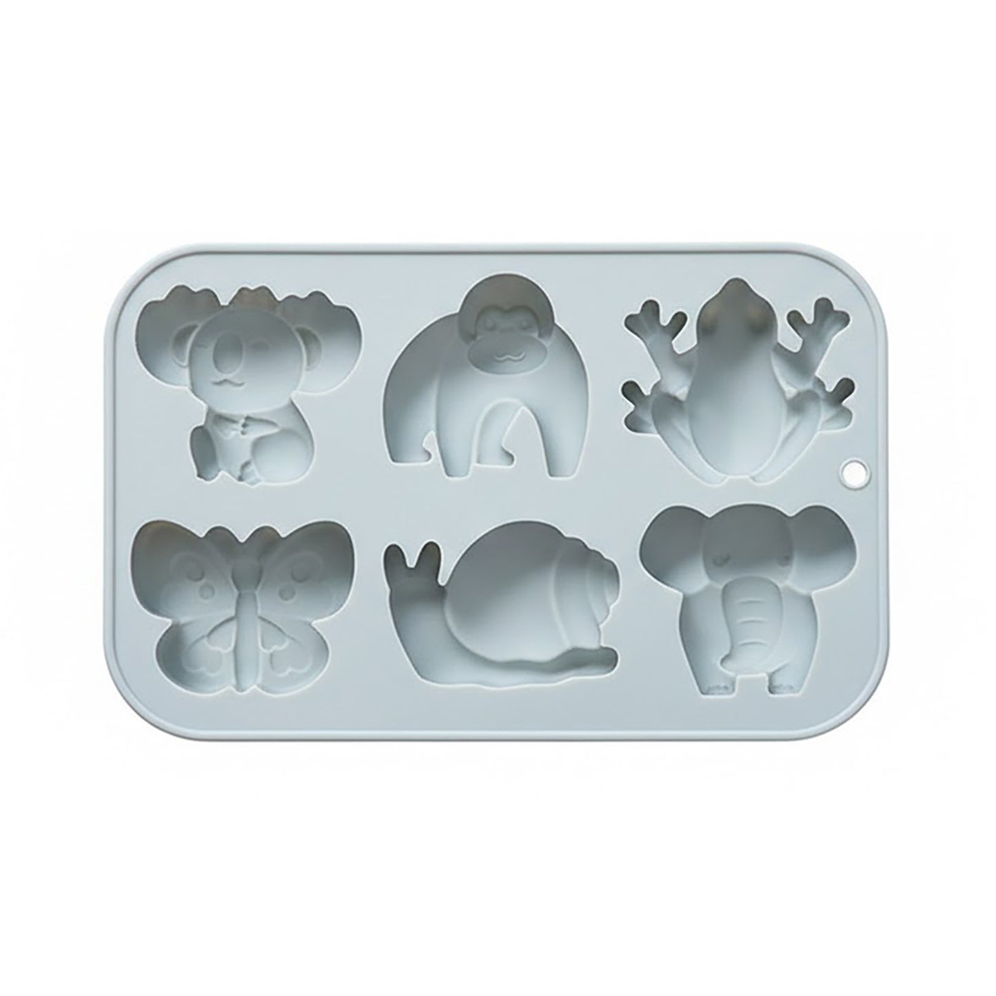 2-Piece Animal Silicone Baking Mold Set Nonstick Flexible Chocolate Candy Dessert Mold