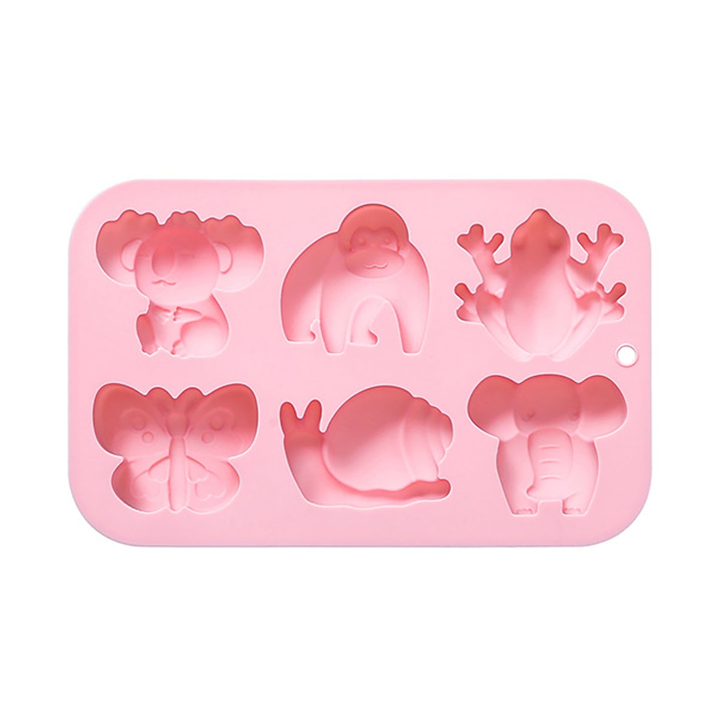 2-Piece Animal Silicone Baking Mold Set Nonstick Flexible Chocolate Candy Dessert Mold