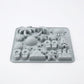 2-Piece Beach Silicone Baking Mold Set Nonstick Summer Shape Chocolate Candy Dessert Mold