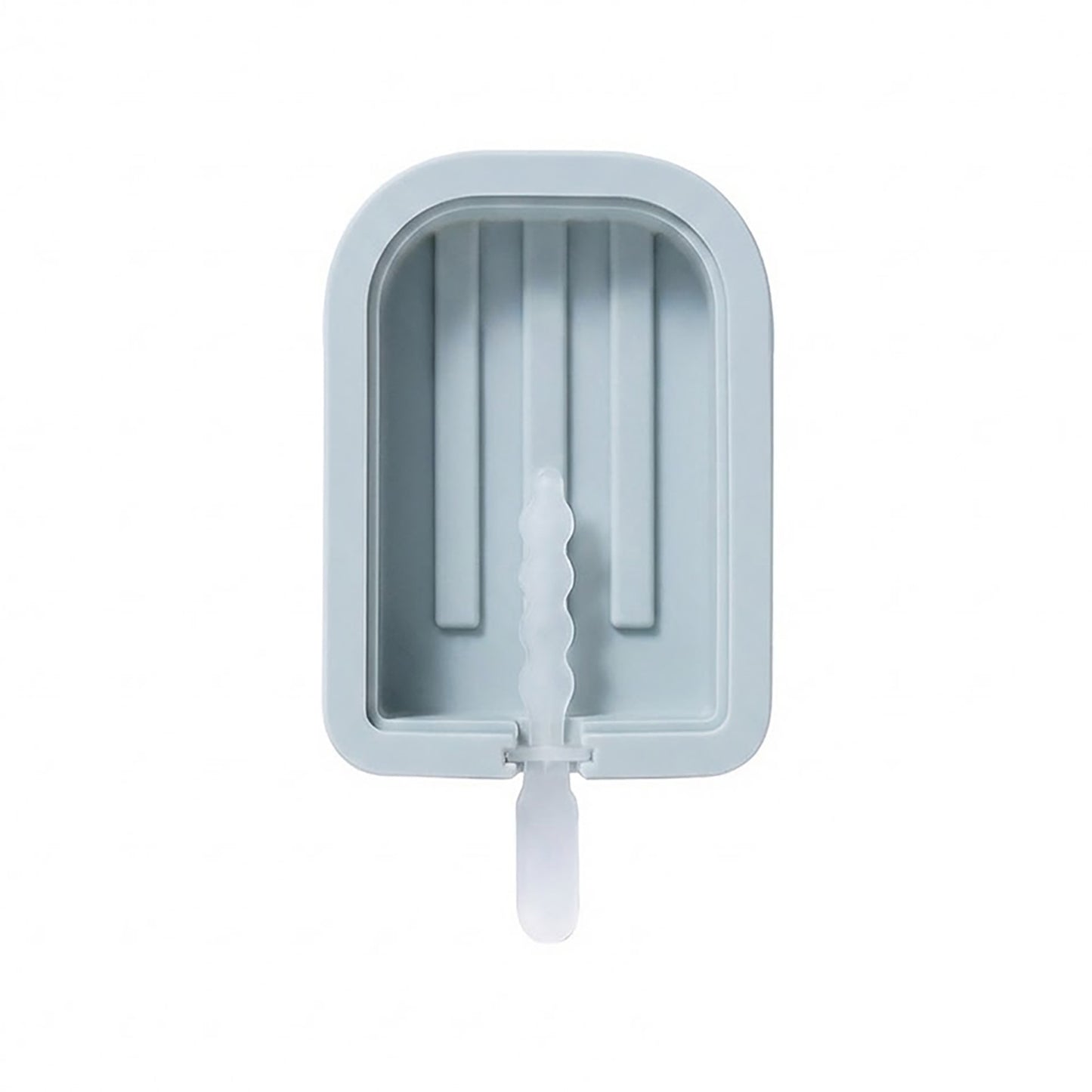 2-Piece Silicone Popsicle Mold Set Reusable Nonstick Ice Pop Maker with Easy Release Design