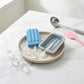 2-Piece Silicone Popsicle Mold Set Reusable Nonstick Ice Pop Maker with Easy Release Design