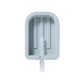 2-Piece Silicone Popsicle Mold Set Reusable Nonstick Ice Pop Maker with Easy Release Design